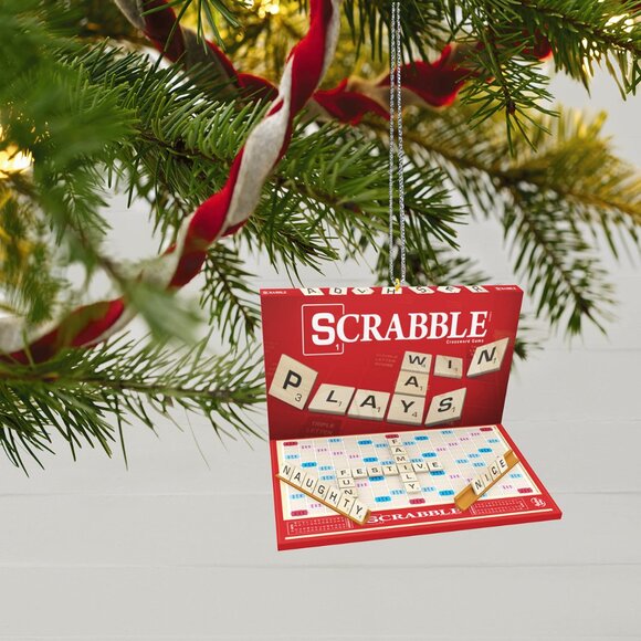 New! Scrabble Board Game Hallmark Keepsake Christmas Ornament 2022 Hasbro - Picture 5 of 5